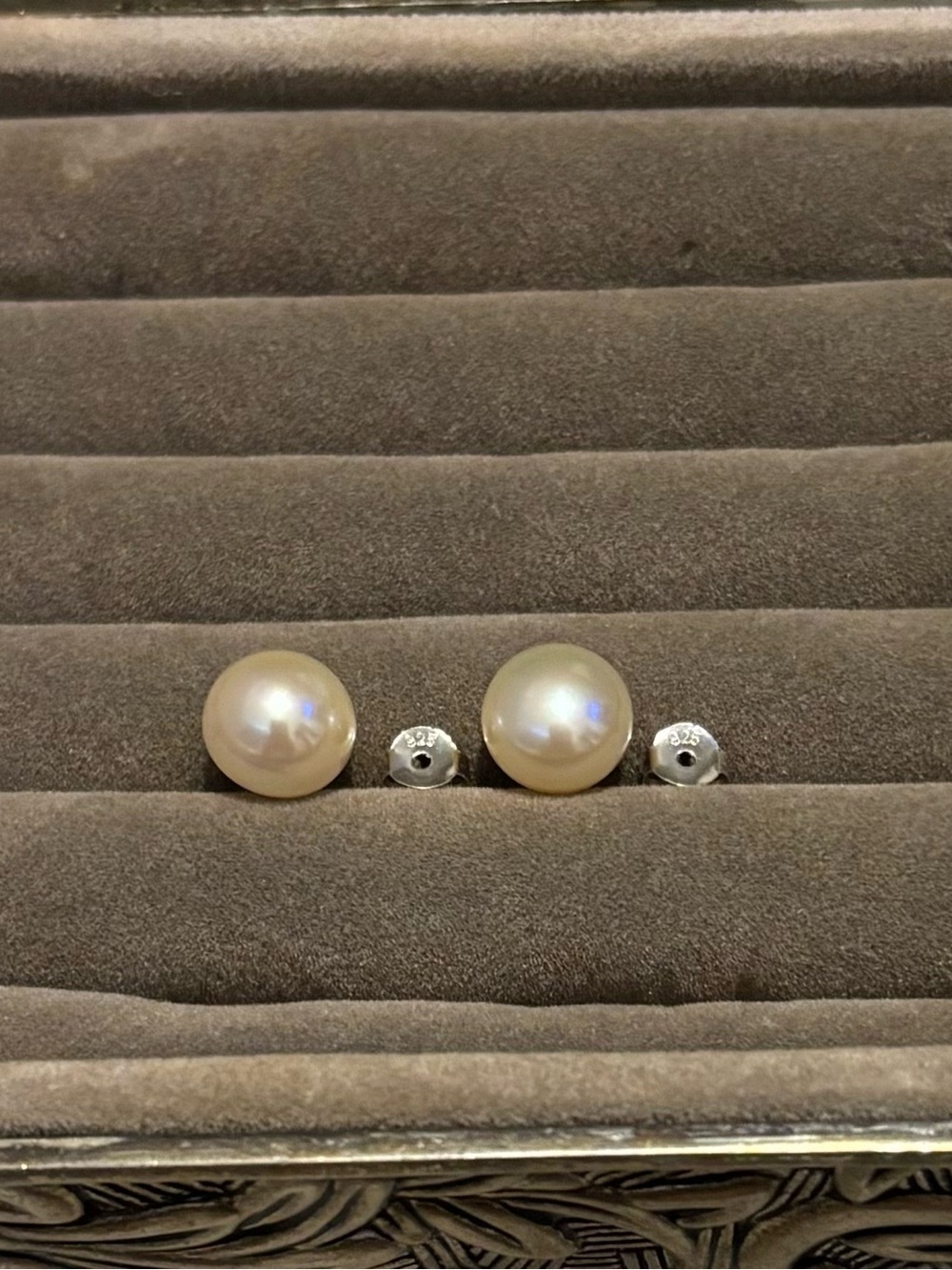Tahitian South Sea Pearl Stud Earrings